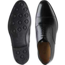 Malvernrubber-soled Oxfords -Prestige Shoe Shop barker malvern rubber in black calf 3