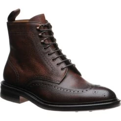 8922 Rubber-soled Brogue Boots