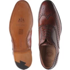 Arthur III Brogues 7 Arthur III Brogues -Prestige Shoe Shop cheaney arthur iii in dark leaf 3