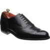 Broad IIrubber-soled Brogues -Prestige Shoe Shop cheaney broad ii rubber in black calf 1