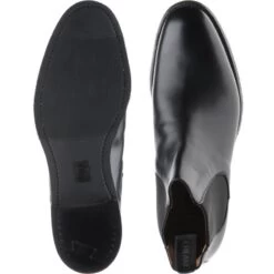 Godfrey D Rubber-soled Chelsea Boots -Prestige Shoe Shop cheaney godfrey d in black calf 3