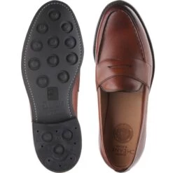 Howard R Rubber-soled Loafers -Prestige Shoe Shop cheaney howard r in mahogany grain 3