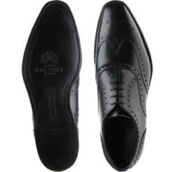 Litchfield Brogues 7 Litchfield Brogues -Prestige Shoe Shop cheaney litchfield in black calf 3