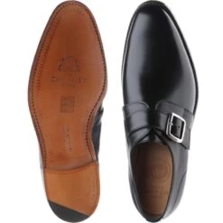 Moorgate Monk Shoes -Prestige Shoe Shop cheaney moorgate in black calf 3