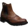 Tamar C Rubber-soled Brogue Chelsea Boots 1 Tamar C Rubber-soled Brogue Chelsea Boots -Prestige Shoe Shop cheaney tamar c in almond grain 1