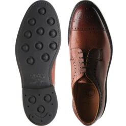 Tenterden II R Rubber-soled Semi-brogues -Prestige Shoe Shop cheaney tenterden ii r in mahogany grain calf 3