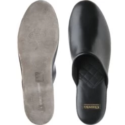 Arran Slippers 8 Arran Slippers -Prestige Shoe Shop church arran in black nappa 3