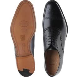 Toronto Semi-brogues -Prestige Shoe Shop church toronto in black calf 3