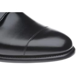 Attlee Double Monk Shoes -Prestige Shoe Shop herring attlee in black calf 5