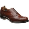 Birchwood Brogues -Prestige Shoe Shop herring birchwood in santalum brown polished 1