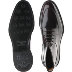 Brienz Rubber-soled Boots -Prestige Shoe Shop herring brienz in burgundy polished 3