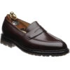 Brighton Rubber-soled Loafers -Prestige Shoe Shop herring brighton in dark brown calf 1