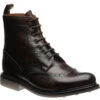 Buxtonrubber-soled Brogue Boots 2 Buxtonrubber-soled Brogue Boots -Prestige Shoe Shop herring buxton rubber in brown calf 1