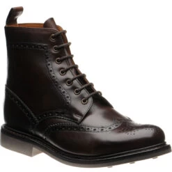 Buxtonrubber-soled Brogue Boots