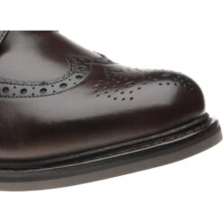 Buxtonrubber-soled Brogue Boots -Prestige Shoe Shop herring buxton rubber in brown calf 5