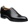Chaucer R Rubber-soled Wholecuts -Prestige Shoe Shop herring chaucer r in black calf 1