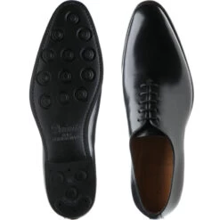 Chaucer R Rubber-soled Wholecuts 9 Chaucer R Rubber-soled Wholecuts -Prestige Shoe Shop herring chaucer r in black calf 3