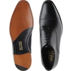 Churchill II Oxfords -Prestige Shoe Shop herring churchill ii in black calf 3