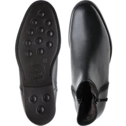 Copenhagen (Warm Lined) Rubber-soled Chelsea Boots -Prestige Shoe Shop herring copenhagen warm lined in black calf 3