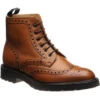 Corsham Rubber-soled Brogue Boots -Prestige Shoe Shop herring corsham in cedar grain calf 1