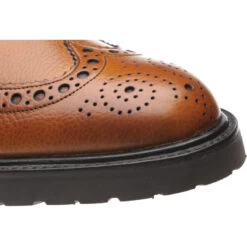 Corsham Rubber-soled Brogue Boots -Prestige Shoe Shop herring corsham in cedar grain calf 5