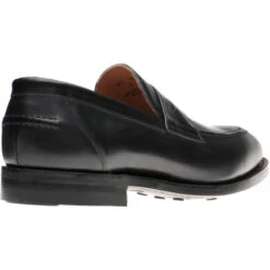 Dunham Rubber-soled Loafers -Prestige Shoe Shop herring dunham in black calf 4
