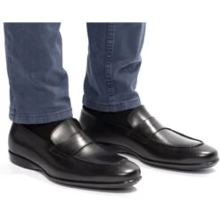 Enzo Rubber-soled Loafers -Prestige Shoe Shop herring enzo in black calf 6