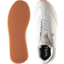 Fierce Trainer Rubber-soled -Prestige Shoe Shop herring fierce trainer in white calf and stone suede 3
