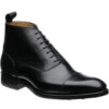 Flynn R Rubber-soled Boots -Prestige Shoe Shop herring flynn r in black calf 1