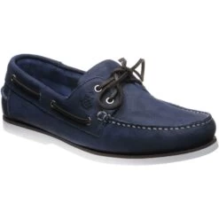 Fowey Rubber-soled Deck Shoes