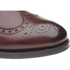 Giovanna Ladies Rubber-soled Brogue Boots -Prestige Shoe Shop herring giovanna in burgundy calf 5