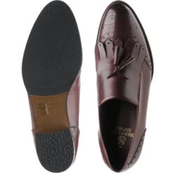 Giulietta Ladies Hybrid-soled Tasselled Loafers -Prestige Shoe Shop herring giulietta in burgundy calf 3
