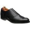 Gosport Brogues -Prestige Shoe Shop herring gosport in black calf 1