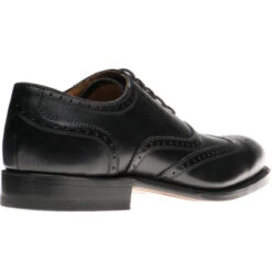 Gosport Brogues -Prestige Shoe Shop herring gosport in black calf 4