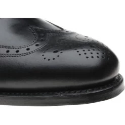 Gosport Brogues -Prestige Shoe Shop herring gosport in black calf 5