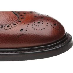 Grassmere II Rubber-soled Brogues -Prestige Shoe Shop herring grassmere ii in mahogany grain 5