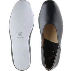 Grecia Slippers -Prestige Shoe Shop herring grecia in navy kid 3