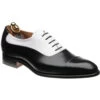 Gusbourne Two-tone Oxfords -Prestige Shoe Shop herring gusbourne in black and white calf 1
