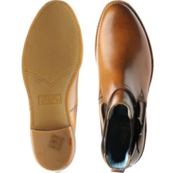 Jodie Ladies Rubber-soled Chelsea Boots -Prestige Shoe Shop herring jodie in cedar calf with cedar strap 3