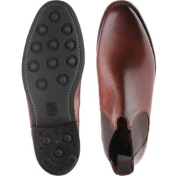 Kirkdalerubber-soled Chelsea Boots 10 Kirkdalerubber-soled Chelsea Boots -Prestige Shoe Shop herring kirkdale rubber in mahogany grain 3