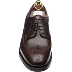 Kirkoswold Rubber-soled Brogues -Prestige Shoe Shop herring kirkoswold in brown waxy 2