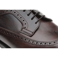Kirkoswold Rubber-soled Brogues -Prestige Shoe Shop herring kirkoswold in brown waxy 4