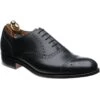 Lambeth Semi-brogues -Prestige Shoe Shop herring lambeth in black calf 1