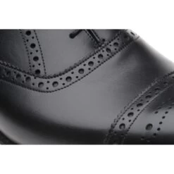 Lambeth Semi-brogues -Prestige Shoe Shop herring lambeth in black calf 4