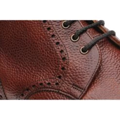Langdale II Rubber-soled Brogue Boots 10 Langdale II Rubber-soled Brogue Boots -Prestige Shoe Shop herring langdale ii in mahogany grain 4