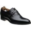 Lawrence Monk Shoes -Prestige Shoe Shop herring lawrence in black calf 1