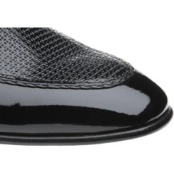 Levante Two-tone Loafers -Prestige Shoe Shop herring levante in black polished with burgundy strap 5