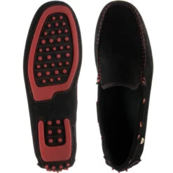 Maranello II Rubber-soled Driving Moccasins 9 Maranello II Rubber-soled Driving Moccasins -Prestige Shoe Shop herring maranello ii in black suede 3