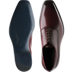 Markham Oxfords -Prestige Shoe Shop herring markham in burgundy calf 3