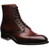 Mawdsley Boots -Prestige Shoe Shop herring mawdsley in rosewood calf 1